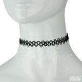 Black tattoo choker - 2 pack