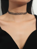 Black tattoo choker - 2 pack