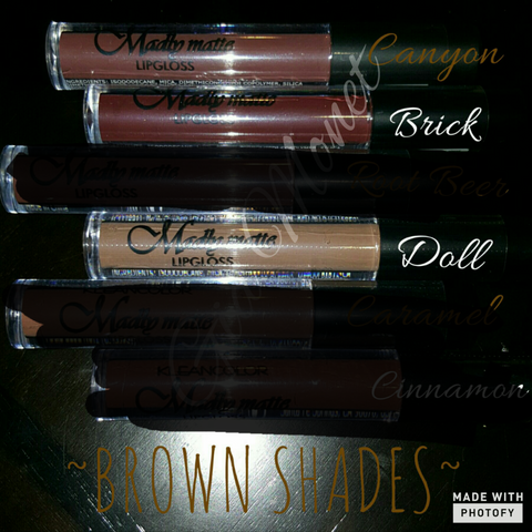 Matte liquid lipstick - Brown shades