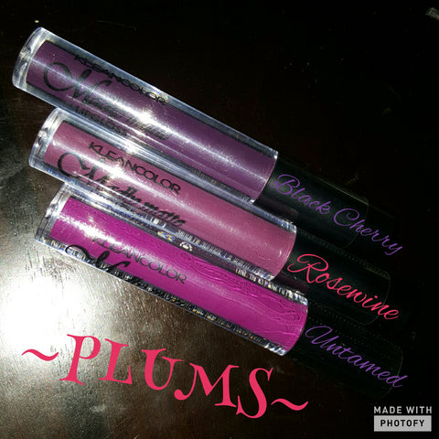Matte liquid lipstick - Plums