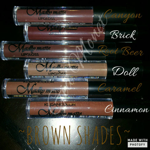 Matte liquid lipstick - Brown shades