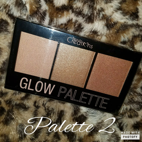 Gia Monet Beauty Creations City Color highlighter trio glow palette bronzer