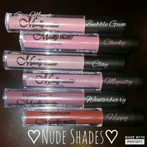 Matte liquid lipstick - Nude shades