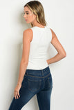 Gia Monet sexy Kim Kardashian celebrity inspired bandage lace tie up white ivory top shirt bodysuit romper