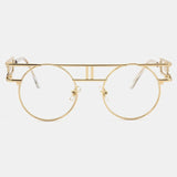 Gia Monet vintage punk sunglasses gold clear