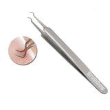 Stainless steel blackhead extractor tweezers