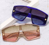Shield style sunglasses
