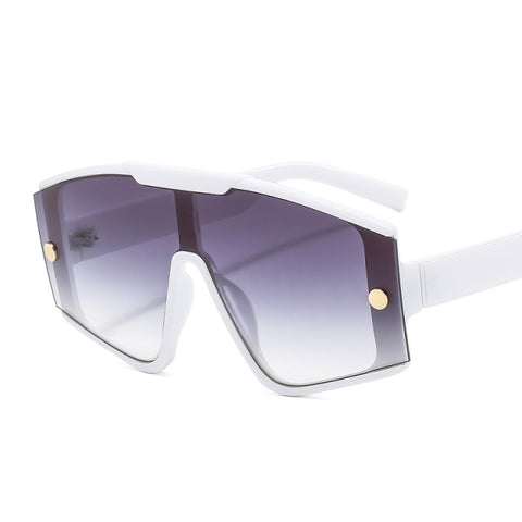 Shield style sunglasses
