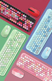 Honeycomb hexagon geometric keyboard and mouse