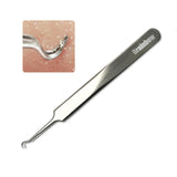 Stainless steel blackhead extractor tweezers